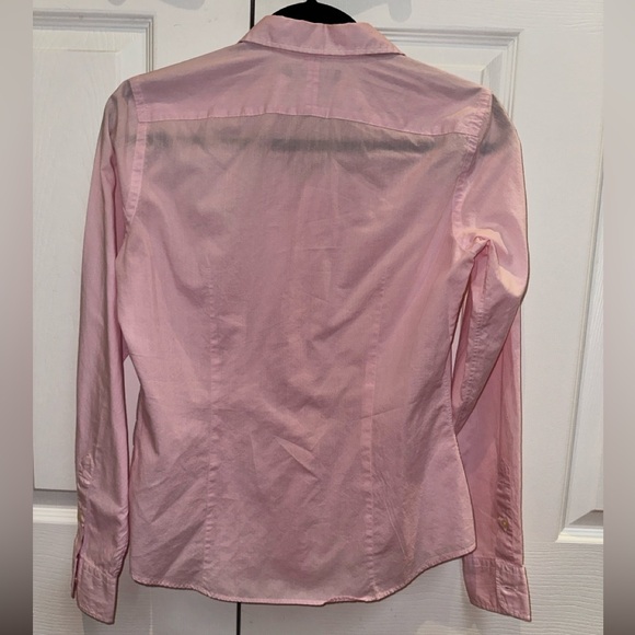 Authentic 90s Ralph Lauren pink cotton blouse / light pink. Perfect condition. - Picture 5 of 6